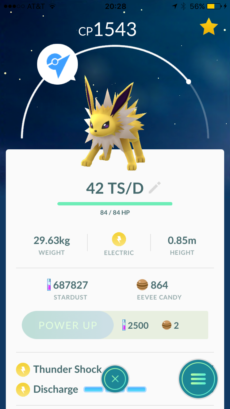 Is this Jolteon now worth a power up? | Pokemon GO Wiki - GamePress