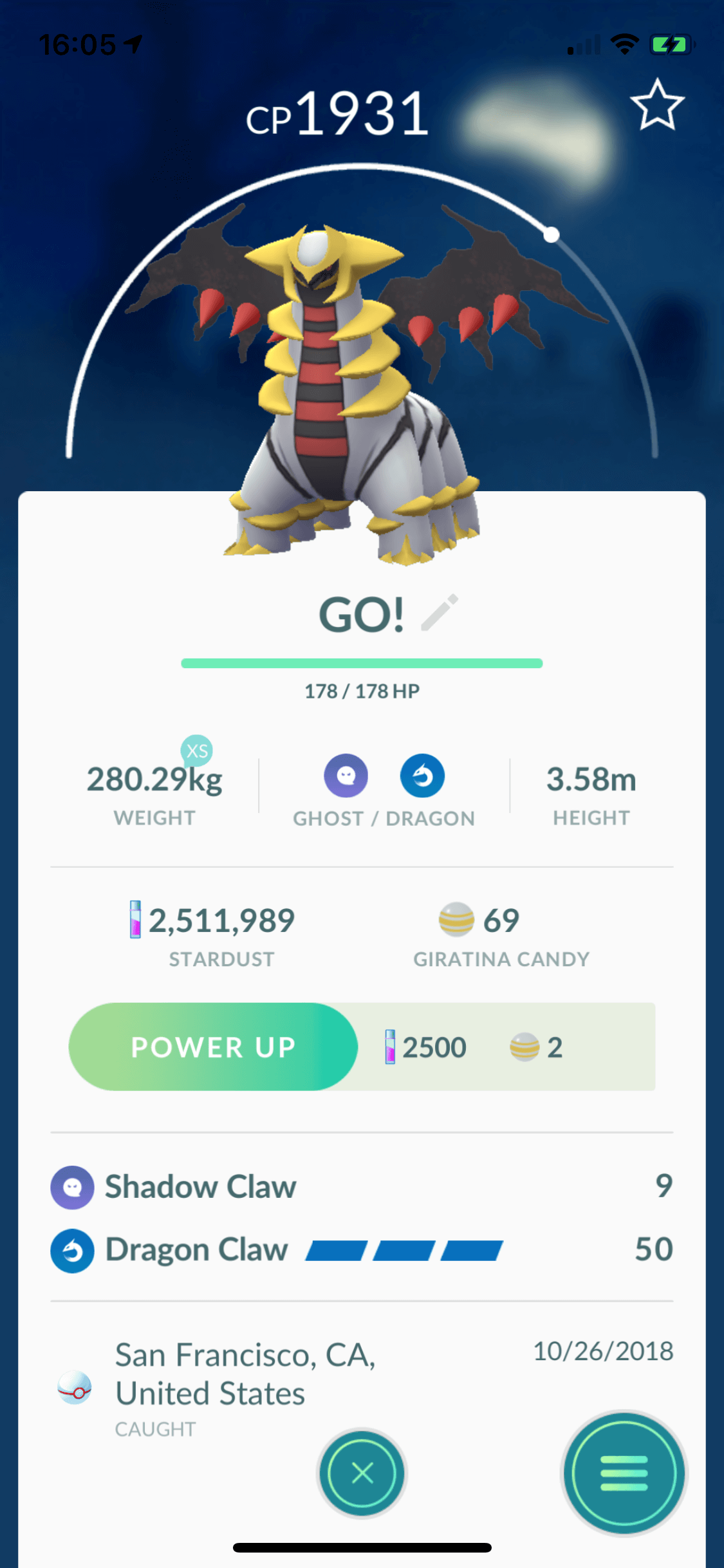 Would You Power It Up 100iv Giratina Any Use Though Pokemon Go Wiki Gamepress 2944